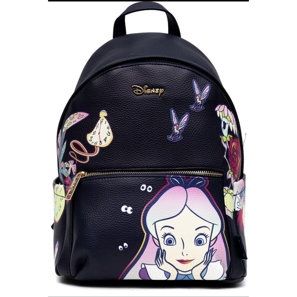Disney Wondapop  Alice In Wonderland Designer Series  Backpack  12” Navy Limited